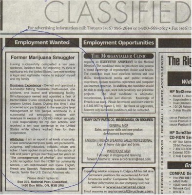 Classified ads