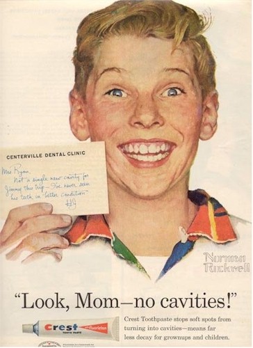 Crest toothpaste ad