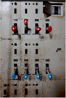 Stage lighting controls - then