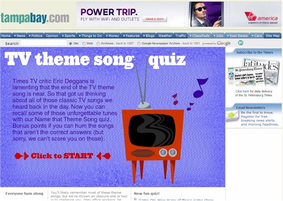 TV Theme Song Quiz