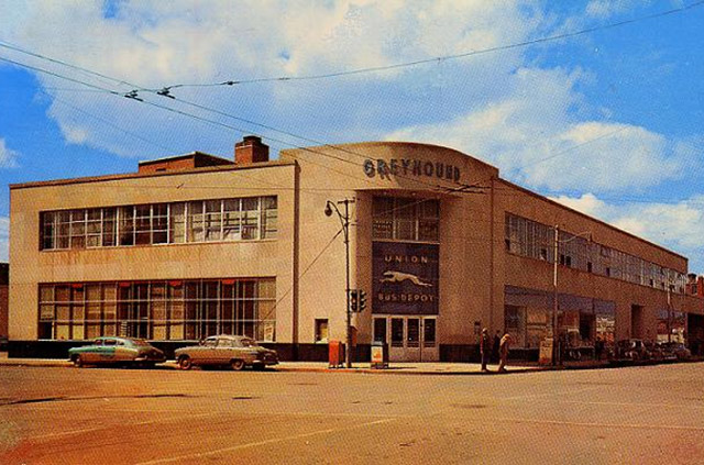 Union Bus Depot ,Edmonton,Alberta,Canada 1950s