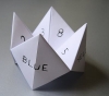 Origami fortune teller